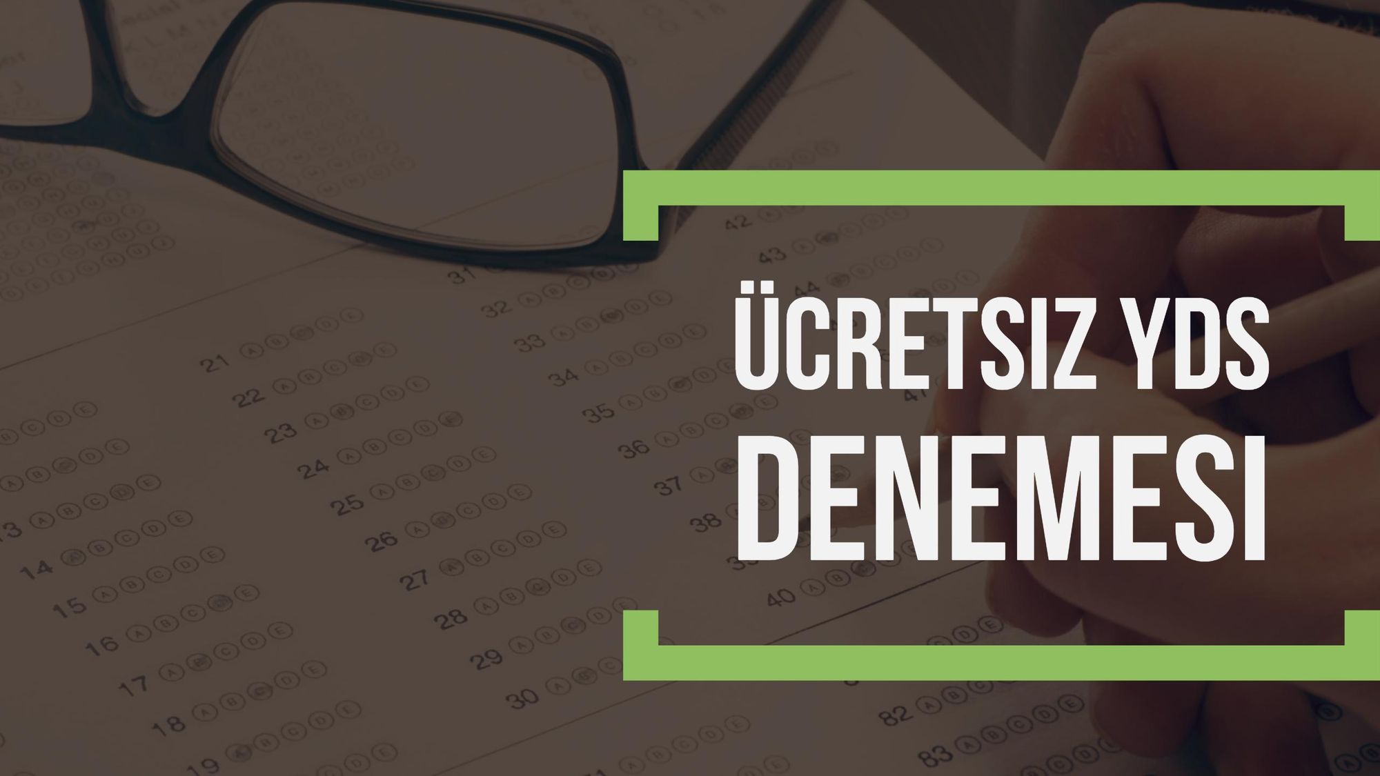 Ücretsiz YDS Deneme Sınavı