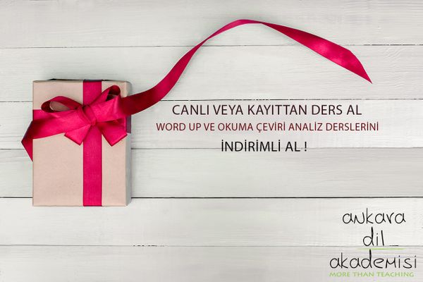 WORD UP / Okuma Çeviri Analiz Dersi İndirimi